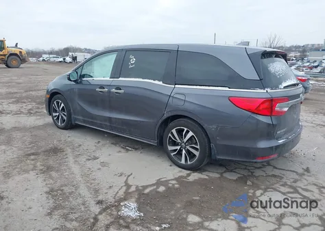 2020 Honda Odyssey Elite из США, поврежденный, VIN 5FNRL6H92LB063160